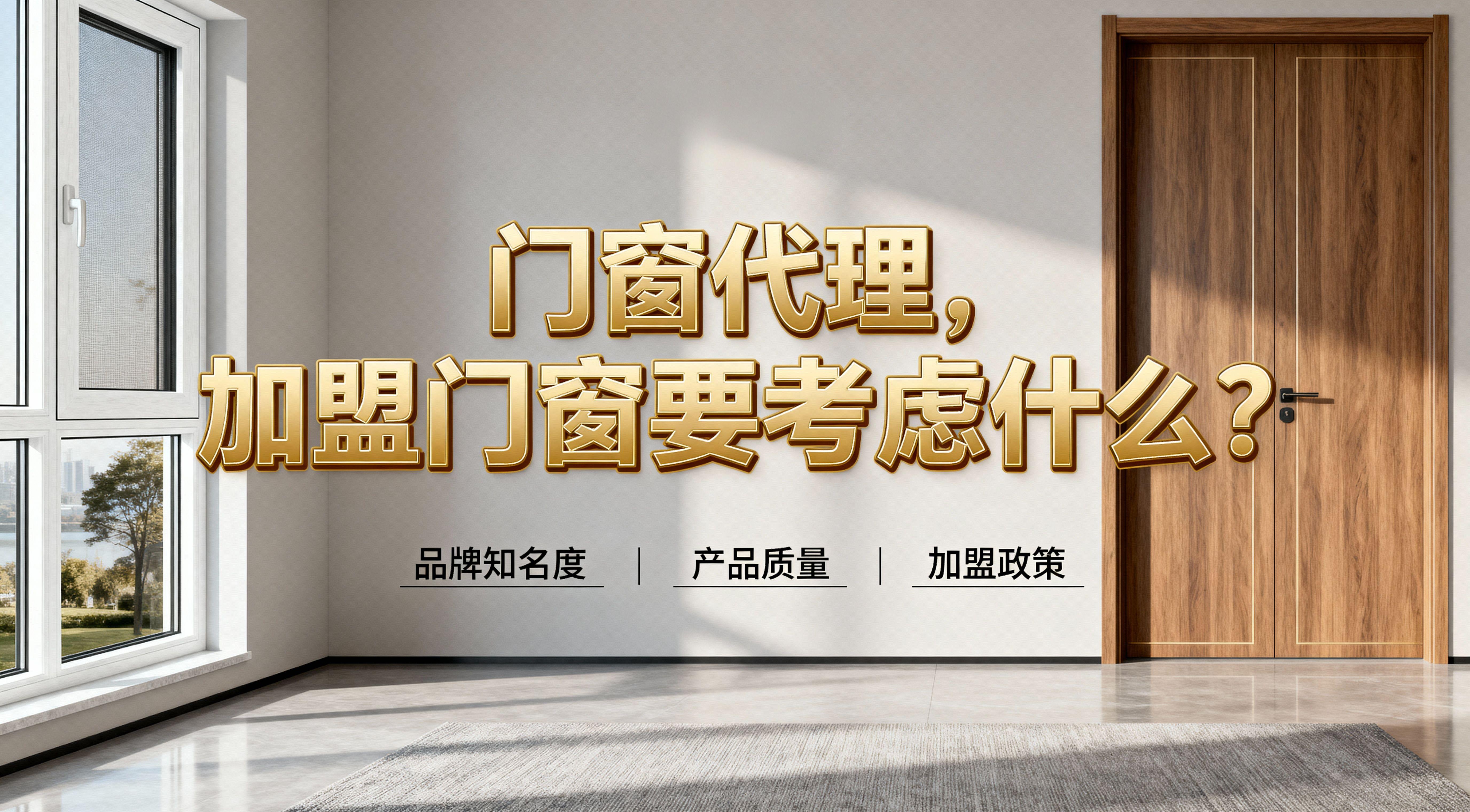 門窗代理,加盟門窗要考慮什么？