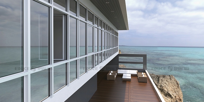 伊盾系統(tǒng)窗是如何實現(xiàn)隔音隔熱的？看看你就知道了！柏林時光平開窗-110mm 效果圖