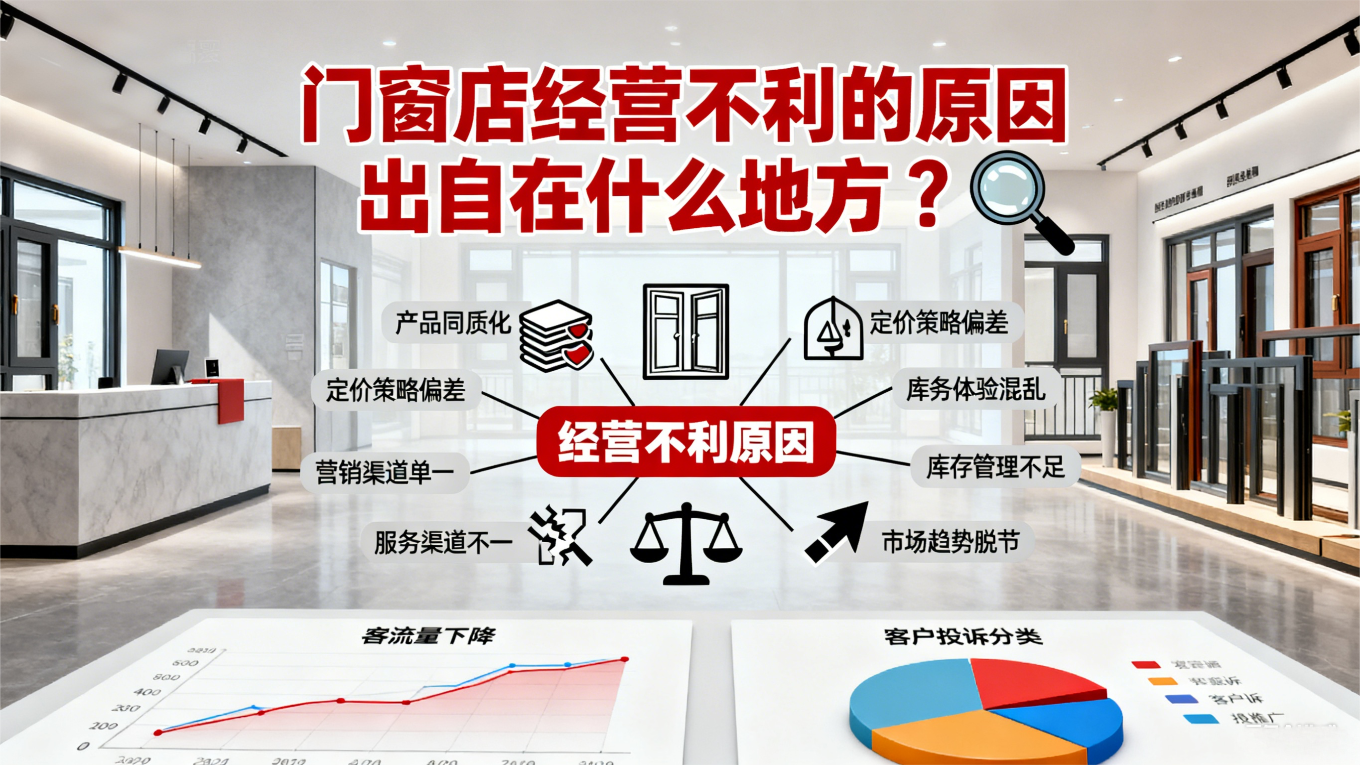 門窗店經營不利的原因出自在什么地方？